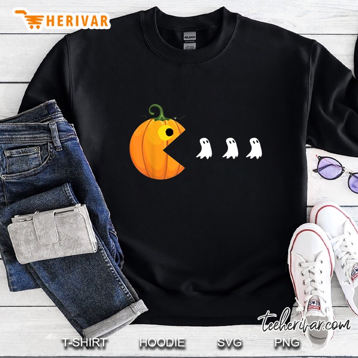 Pumpkin Pacman Halloween Sweatshirt