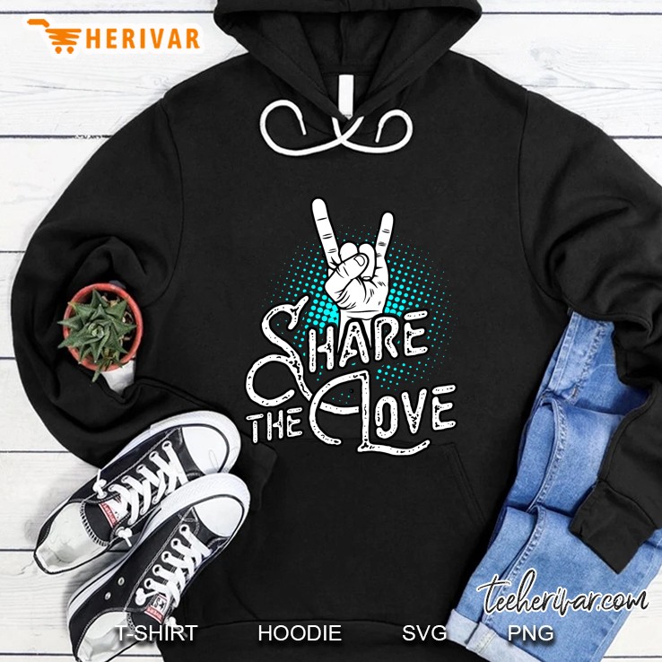 Share The Love Hand Gesture Version Hoodie