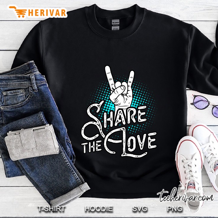 Share The Love Hand Gesture Version Sweatshirt