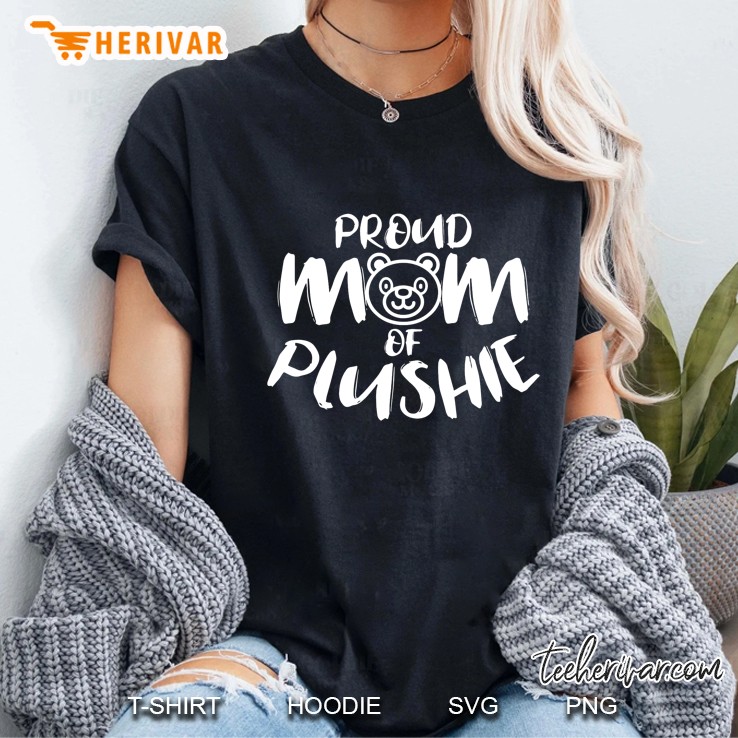 Proud Mom Of Plushie Ladies Tee