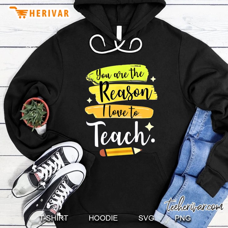 You Are The Reason I Love To Teach Hoodie