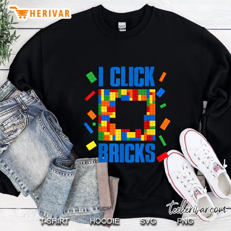 I Click Bricks Brick Builder Sweatshirt