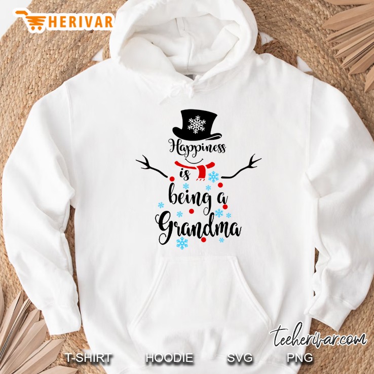 Happiness Is Being A Grandma Christmas Hoodie