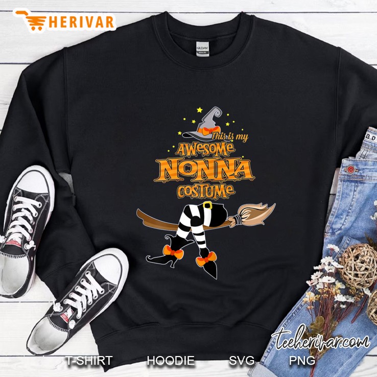 This Is My Awesome Nonna Costume Witch Halloween Sweatshirt