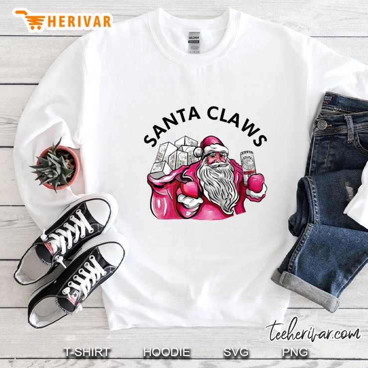 Santa Claws Drink Beer Christmas Mugs