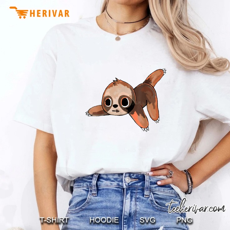 Cute Chibi Sloth Ladies Tee