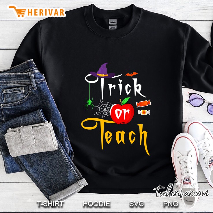 Trick Or Teach Teacher Halloween Mugs