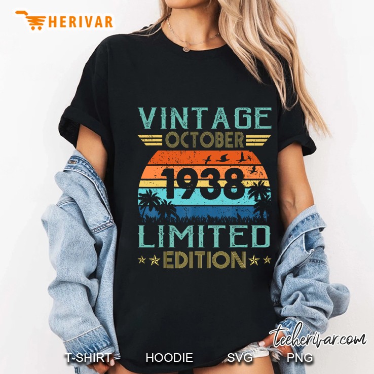 Vintage October 1938 Limited Edition Ladies Tee