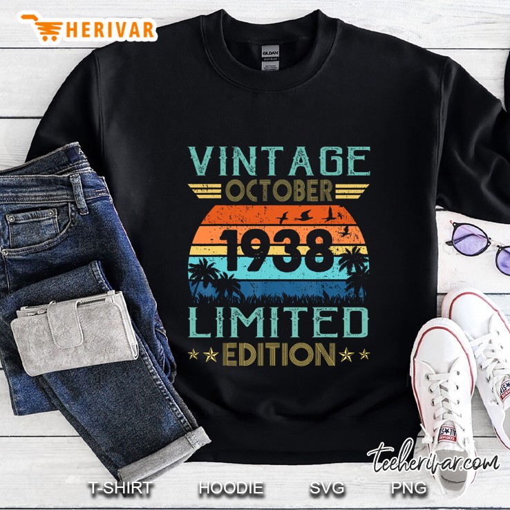 Vintage October 1938 Limited Edition Sweatshirt