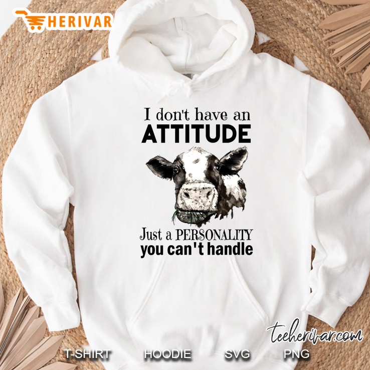 I Don't Have An Attitude Just A Personality You Can't Handle Cow Version Mugs