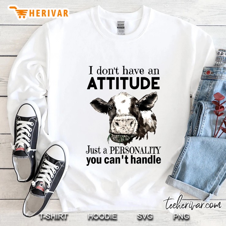 I Don't Have An Attitude Just A Personality You Can't Handle Cow Version Mugs