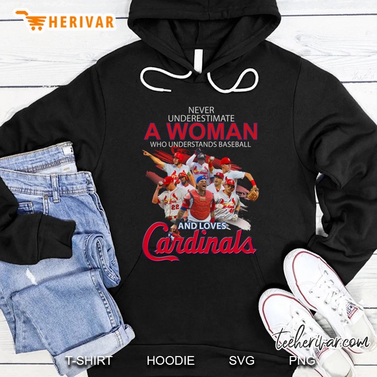 Never Underestimate A Woman Who Understands Baseball And Loves Cardinals Mugs