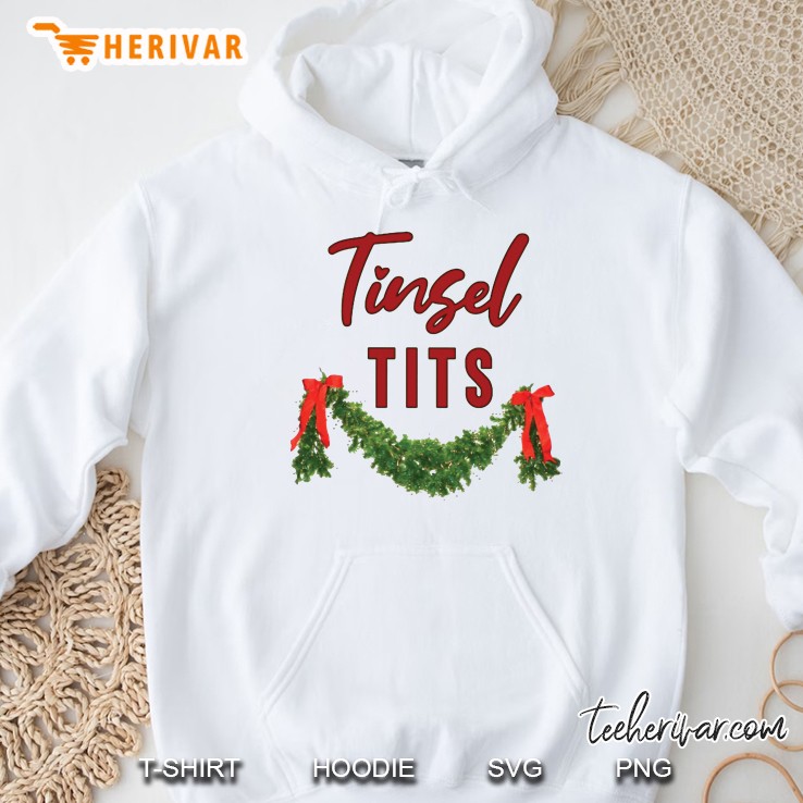 Tinsel Tits Red Ribbon Version 2 Hoodie