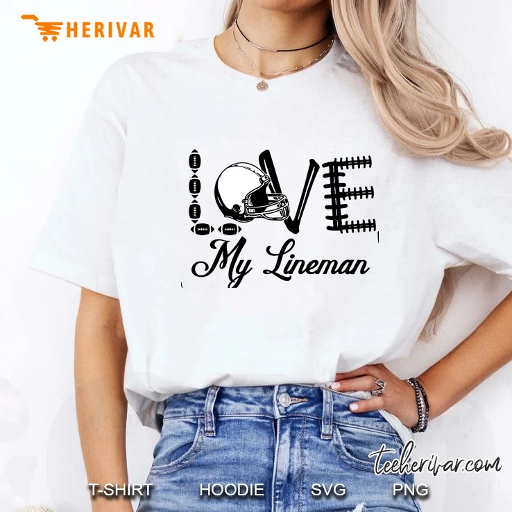 Love My Lineman Ladies Tee