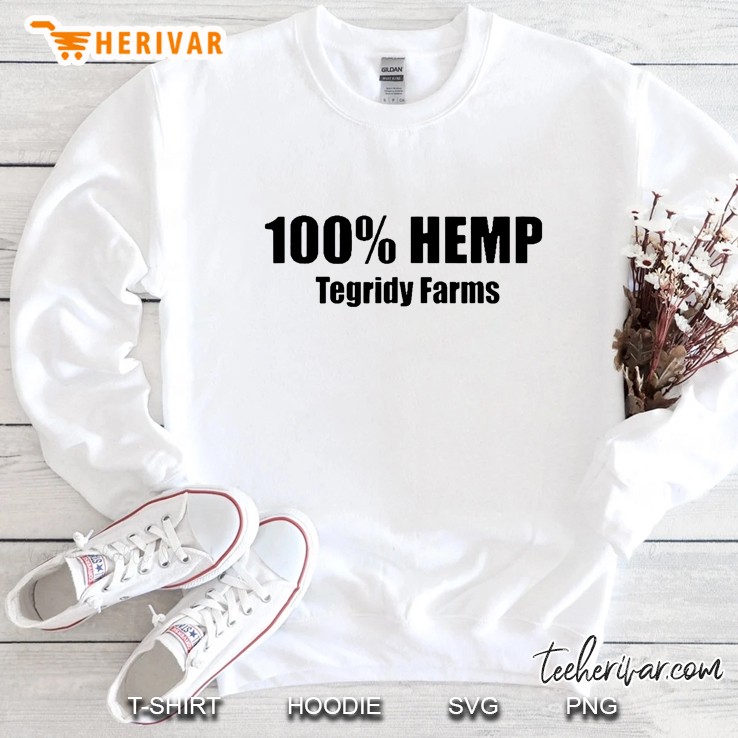 100% Hemp Tegridy Farms White Version Sweatshirt