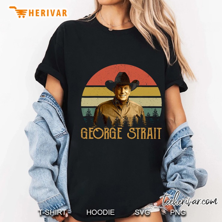 George Strait Vintage Version Ladies Tee