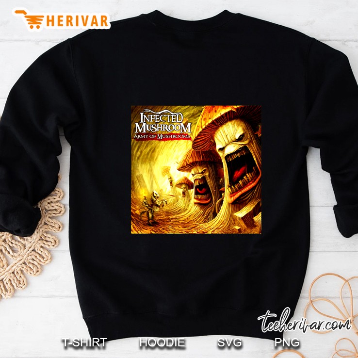 Infectel Mushroom Army Of Mushrooms Sweatshirt