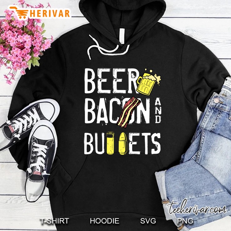 Beer Bacon And Bullets Hoodie