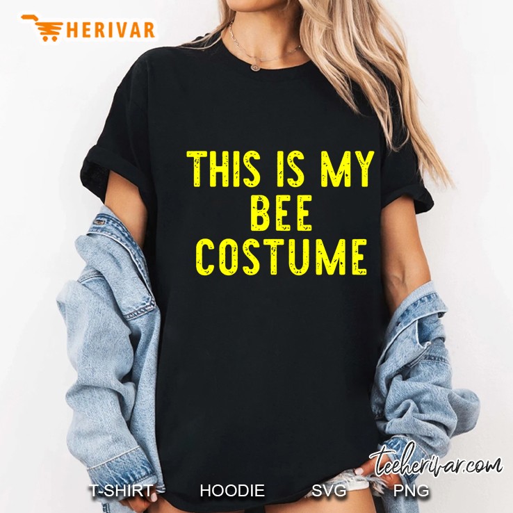 This Is My Bee Costume Halloween Ladies Tee
