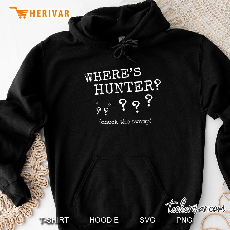 Where Is Hunter Check The Swamp Hoodie