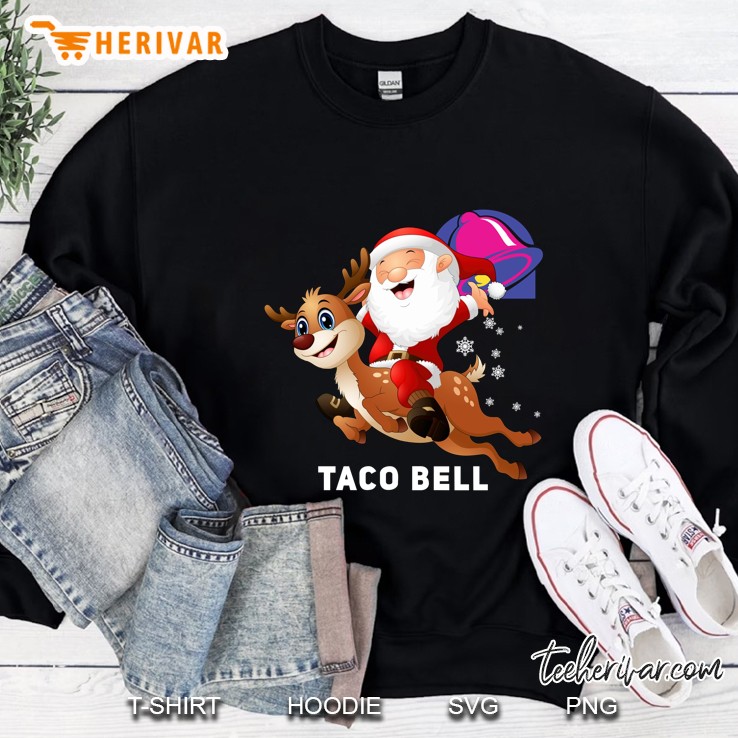 Taco Bell Santa Claus Christmas Sweatshirt