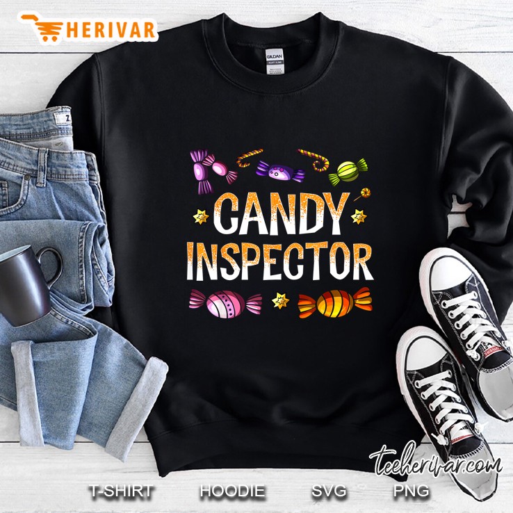Candy Inspector Halloween Sweatshirt