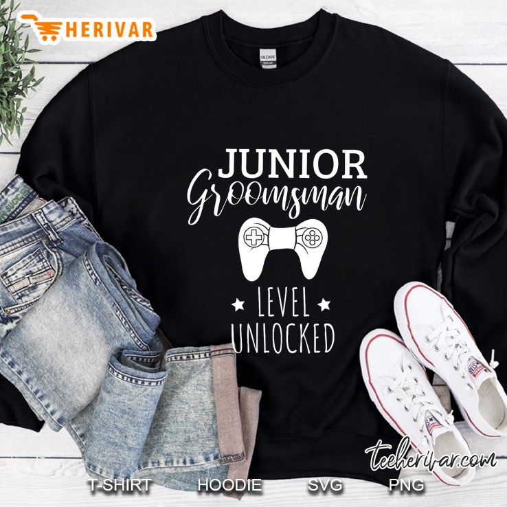 Junior Groomsman Level Unlocked Version2 Sweatshirt