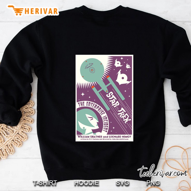 Star Trek The Original Series The Enterprise Incident Poster Sweatshirt