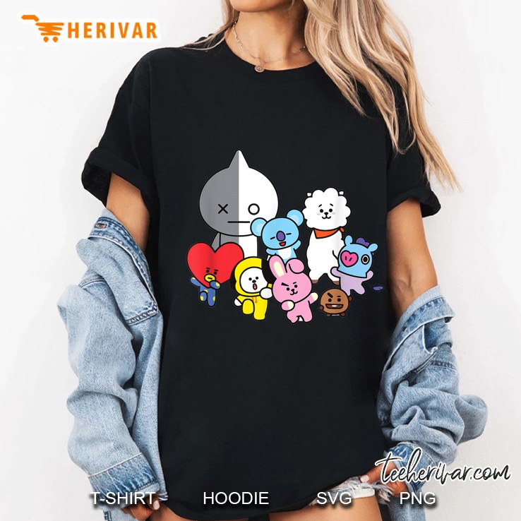 BT21 BTS Cute Chibi Ladies Tee