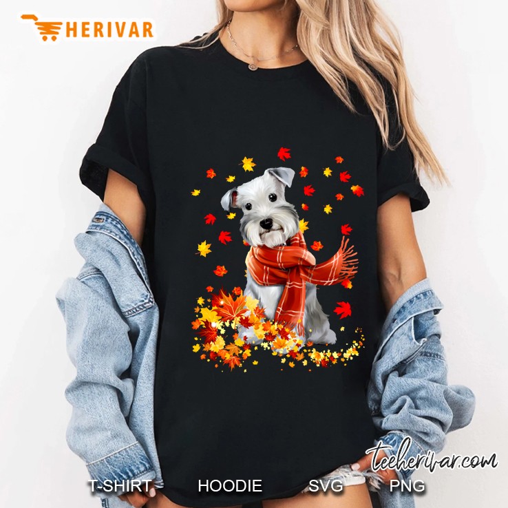 Yorkshire Terrier Lover Fall Autumn Ladies Tee