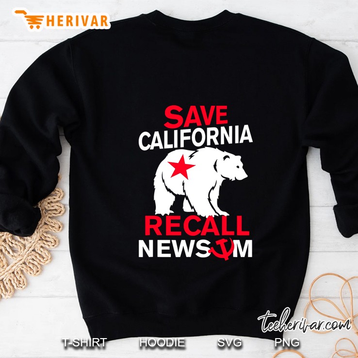 Save California Recall Newsom Version2 Sweatshirt