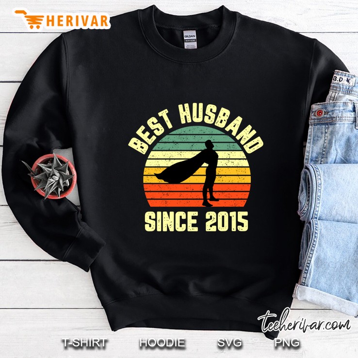 Best Husband Since 2015 Vintage Version2 Sweatshirt