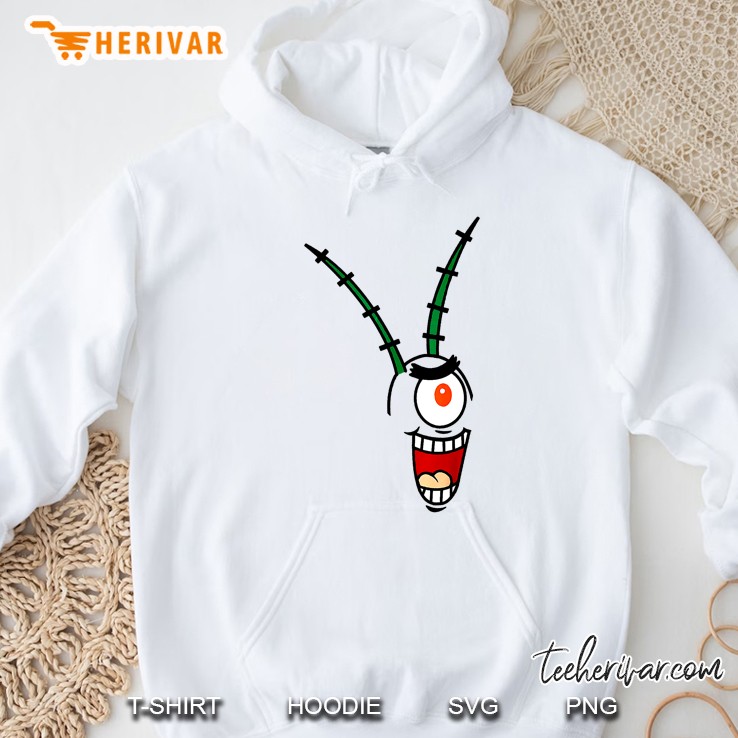Plankton Halloween Group Costume Cartoon Face Funny Hoodie