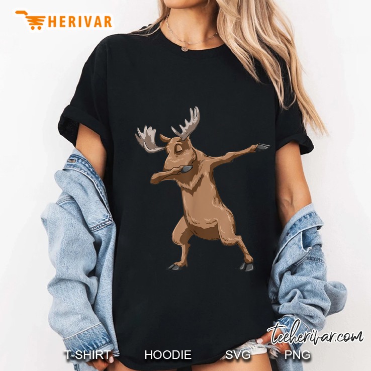 Dabbing Moose Ladies Tee