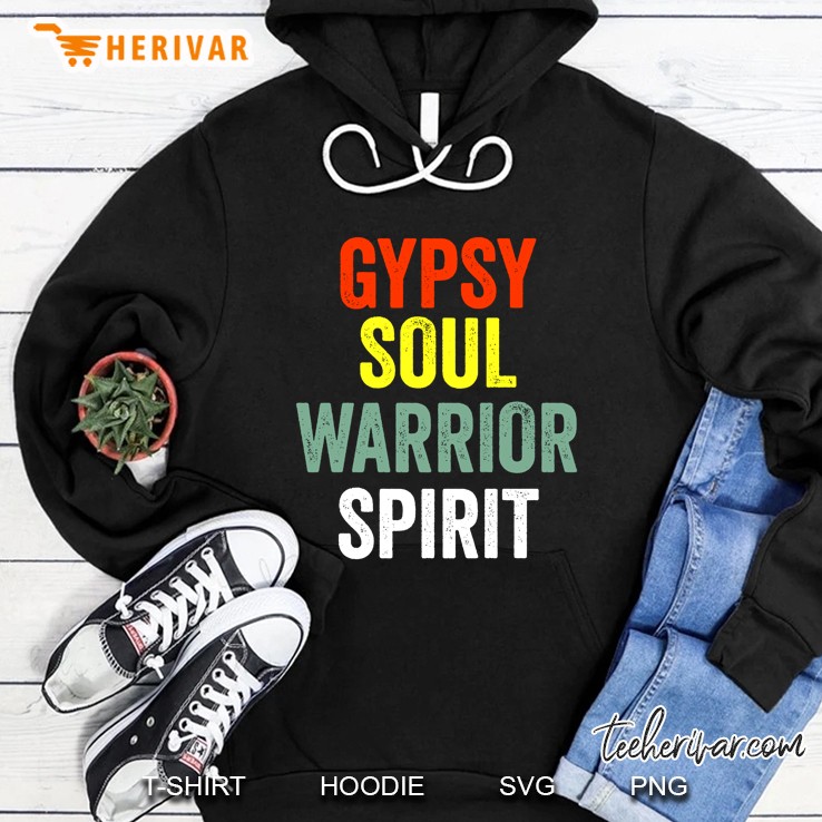 Gypsy Soul Warrior Hippie Vintage Version Hoodie
