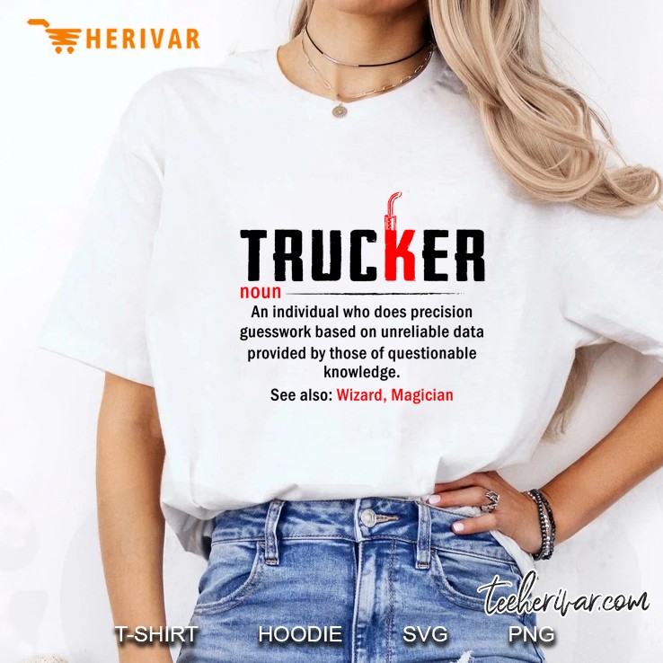 Trucker An Individual Who Does Precision GuessWork Ladies Tee