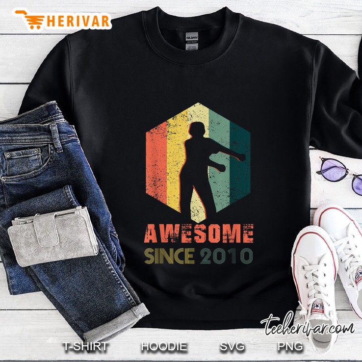 Awesome Since 2010 Flossing Vintage Version Sweatshirt