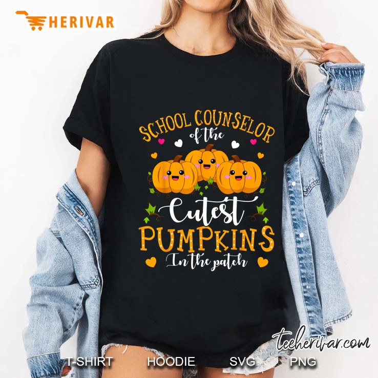 School Counselor Of The Cutest Pumpkin In The Patch Ladies Tee