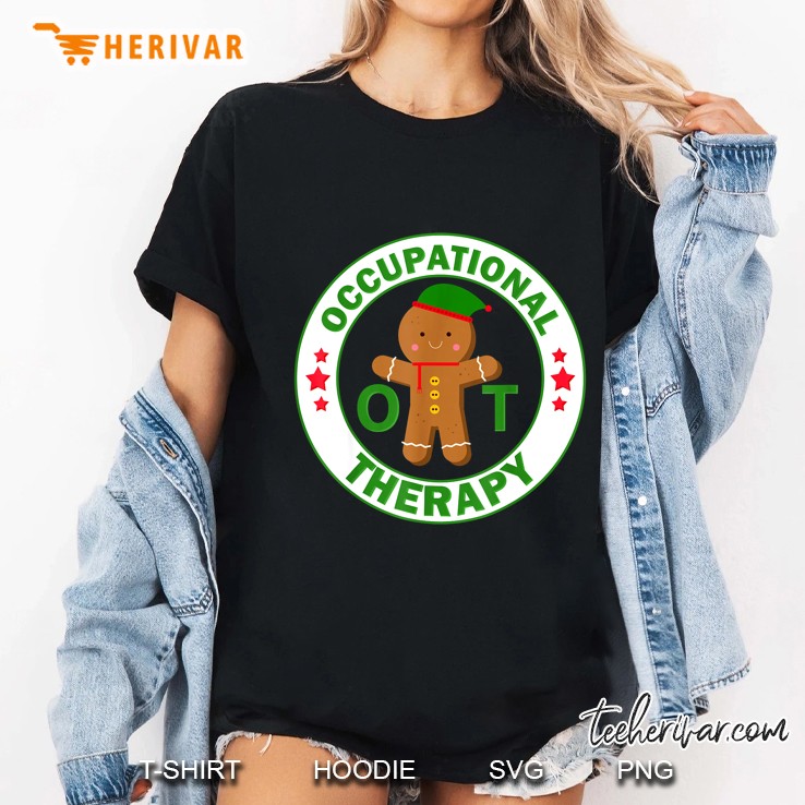 Occupational Therapy OT Therapist Christmas Ladies Tee