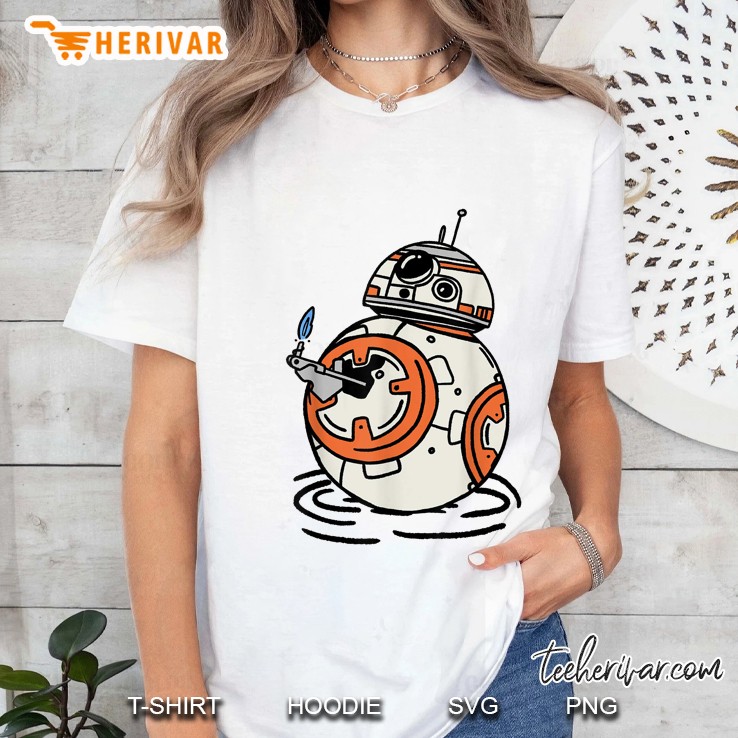 Star Wars The Rise Of Skywalker BB-8 Lighter Ladies Tee