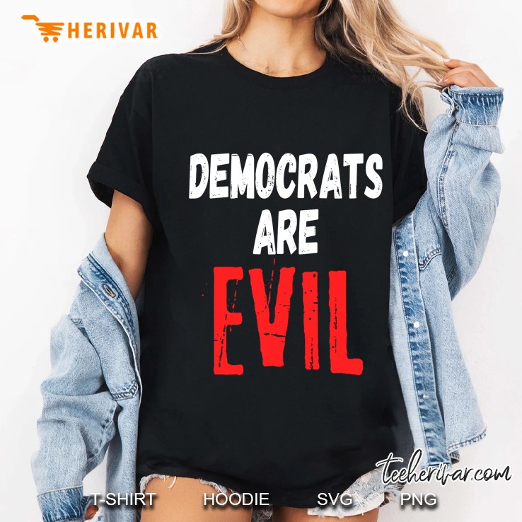 Democrats Are Evil Ladies Tee