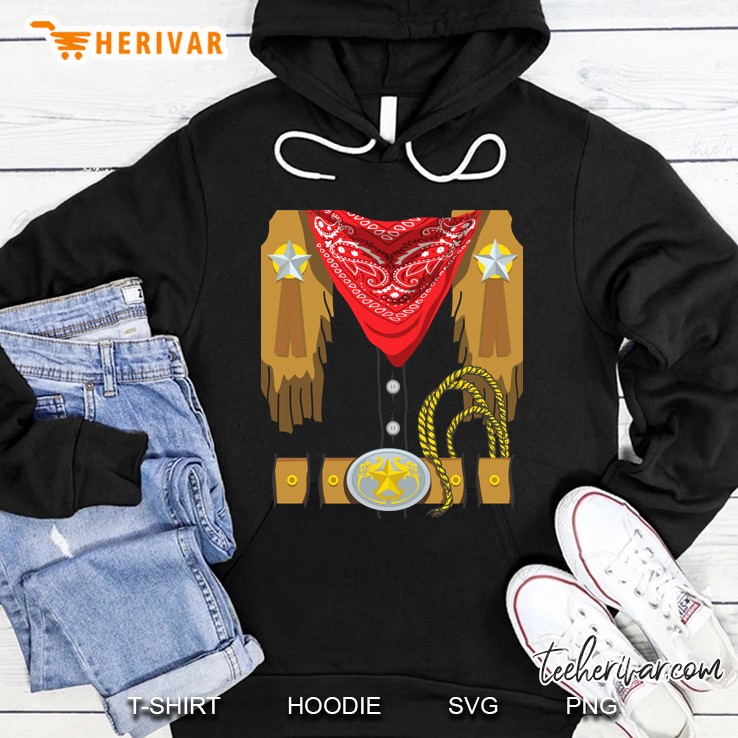 Western Cowboy Halloween Costume Hoodie