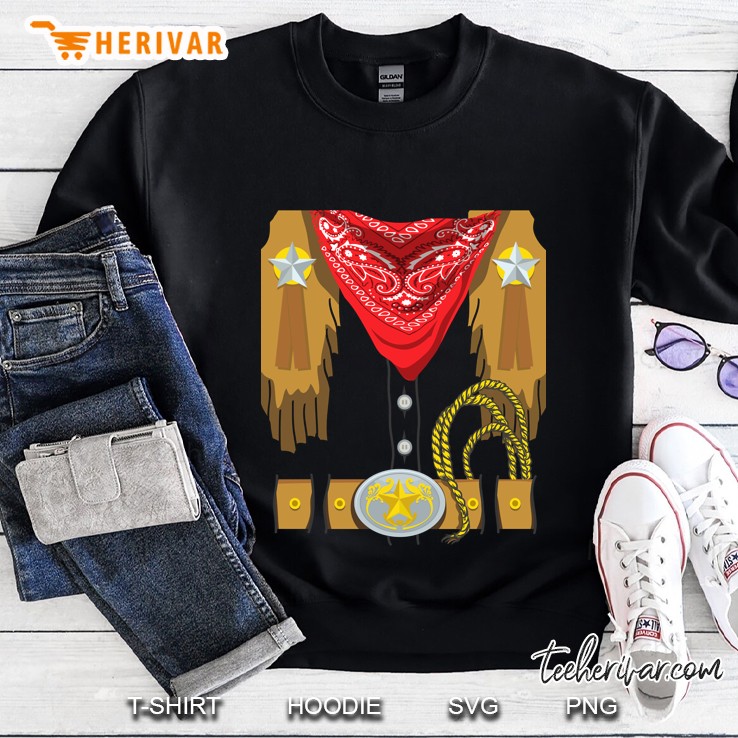 Western Cowboy Halloween Costume Sweatshirt