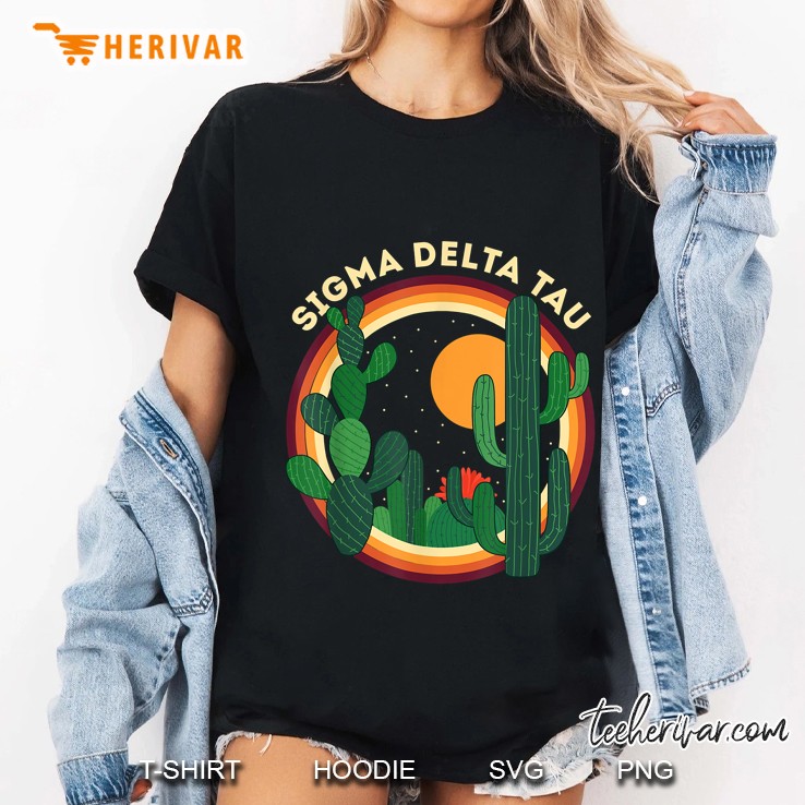 Sigma Delta Tau Cactus Sorority Vintage Ladies Tee