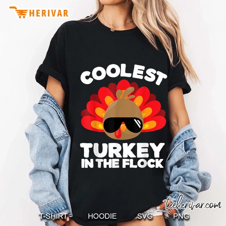 Coolest Turkey In The Flock Version2 Ladies Tee