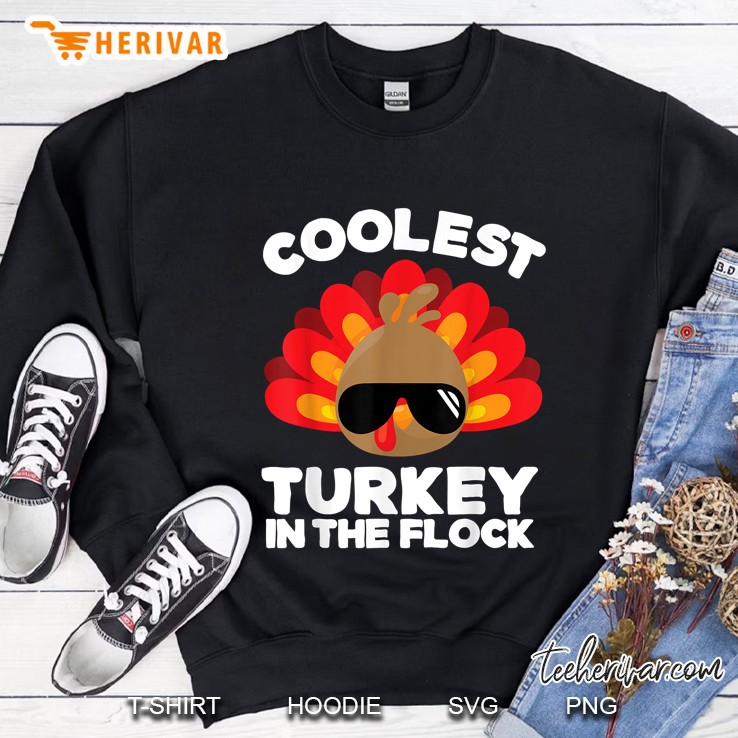 Coolest Turkey In The Flock Version2 Sweatshirt