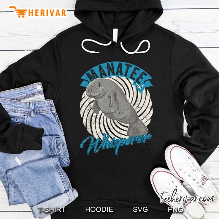 Manatee Whisperer Floaty Potato Lover Hoodie
