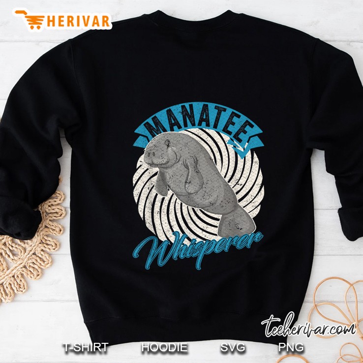 Manatee Whisperer Floaty Potato Lover Sweatshirt