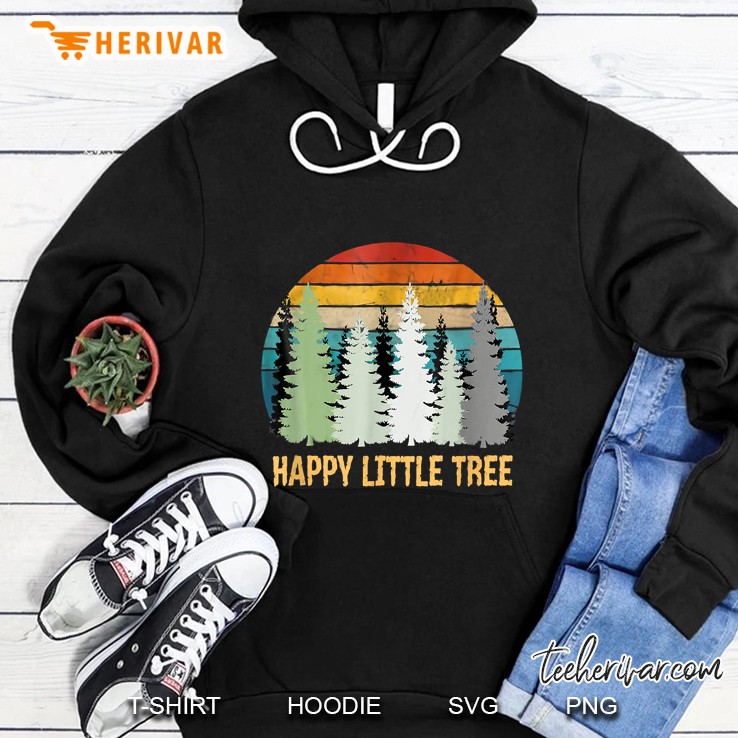 Happy Little Tree Vintage Version Hoodie