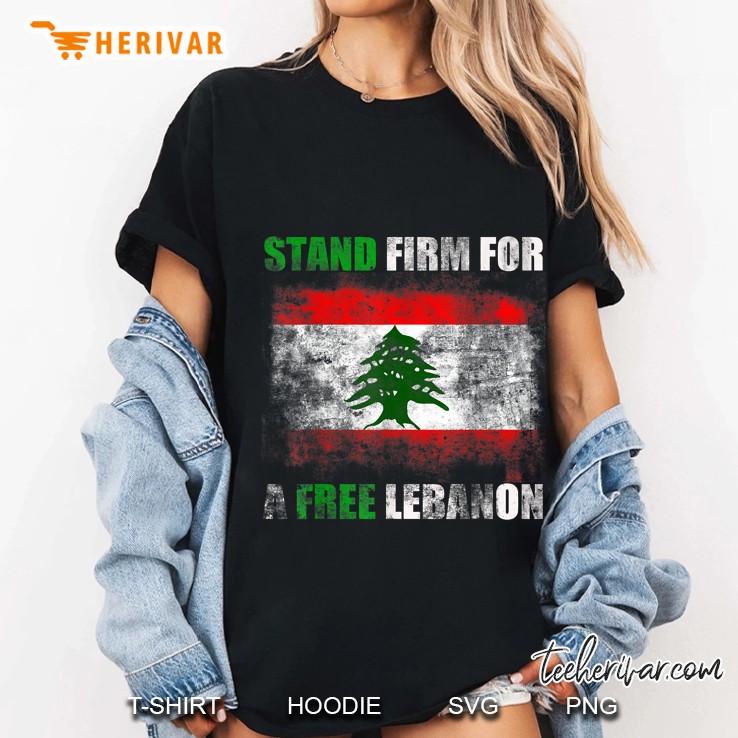 Stand Firm For A Free Lebanon Ladies Tee